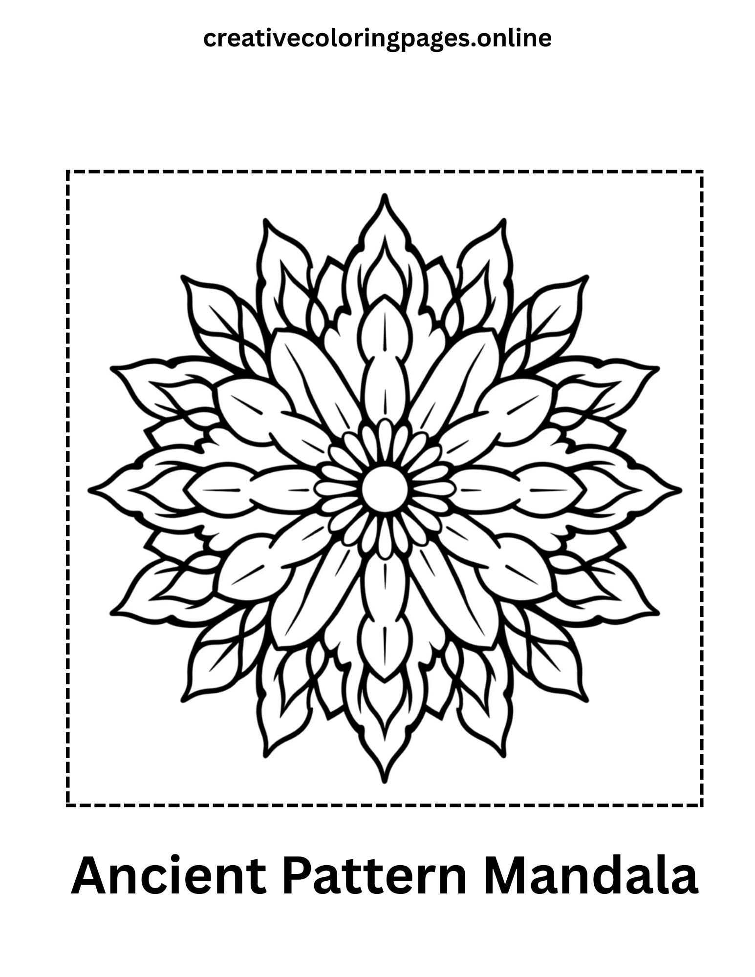 Printable Ancient Pattern - Image 1